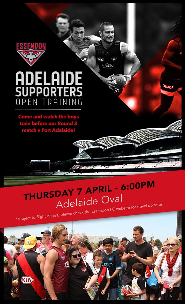 Adelaide Open Training